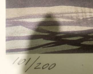 The late A. C. Gentry print of The McClendon House at Houston and Vine in Tyler (101/200)