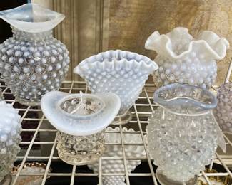 Vintage hobnail Fenton selections