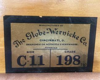 Hard-to-find antique lawyer's book stack by The Globe-Wernicke Co.