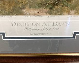 "Decision At Dawn" by Don Troiani - Gettysburg - July 2, 1863  