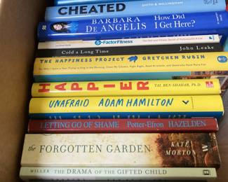 Some of the many consigned books