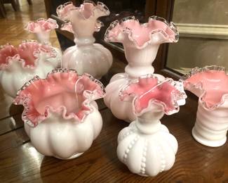 Fenton with pink encased overlay