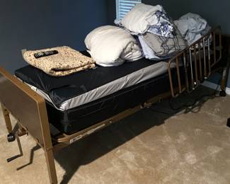 Assembled hospital bed