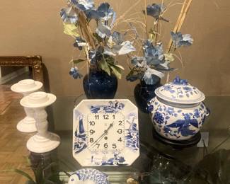 Blue & white selections