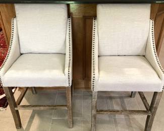 Two of three barstools