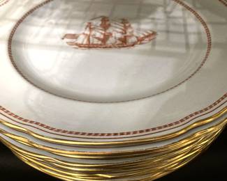 Dinner plates -  Spode "Trade Winds"