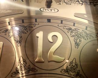 Pearl grandfather clock