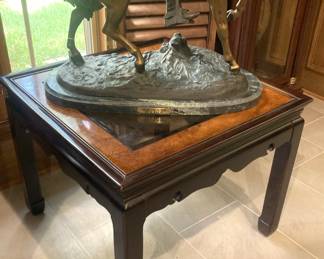 Square side table (matches coffee table and hexagon side table)