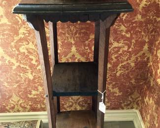 Antique plant stand