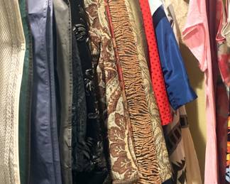 Some of the woman's clothes