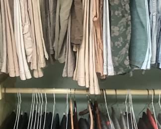 Slacks, jeans, and shorts