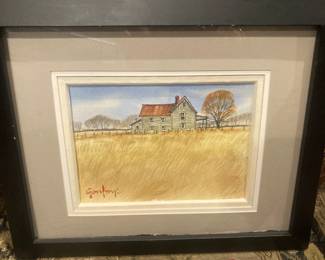 More framed art of the late Tylerite A.C. Gentry 