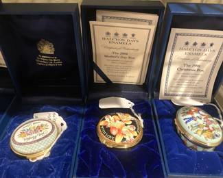 Additional Halcyon Days enamel boxes