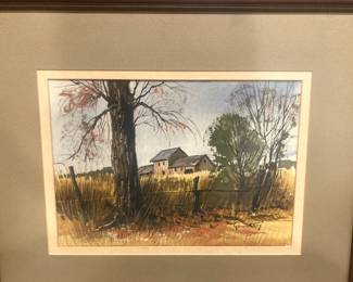 Additional framed art of the late Tylerite A.C. Gentry 