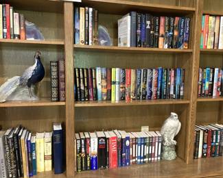 Some of the many books at the sale