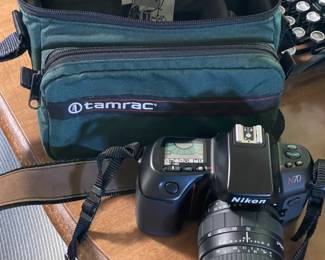 Nikon 35 mm SLR camera with case