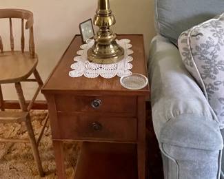 2 pairs of petite vintage side tables