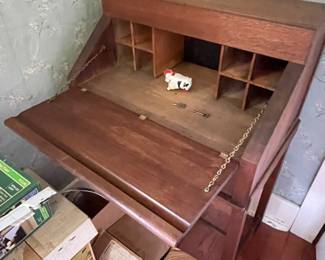 Beautiful petite walnut desk