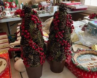 Christmas table decorations
