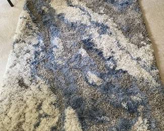 Blue and Gray Rug
