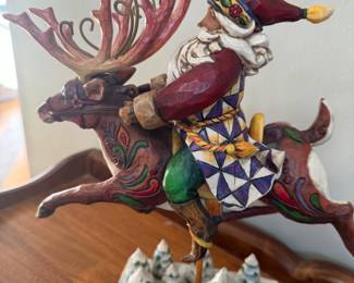 Santa Flying Reindeer