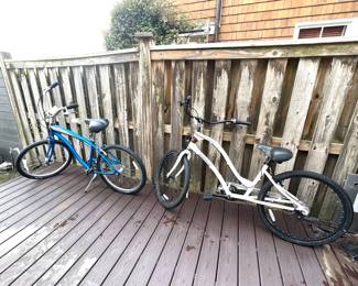 Blue Bike by Simple 
White Bike by Mango