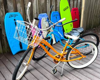 Orange Bike - Simple Cruiser 
Blue Bike Salty Dog 