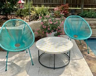 Patio Chairs and Table