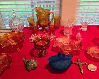 Carnival Glass - Crystal