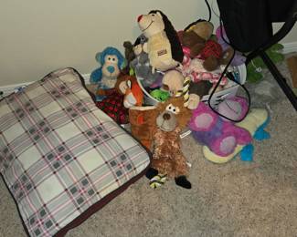 Dog Bed and Toys