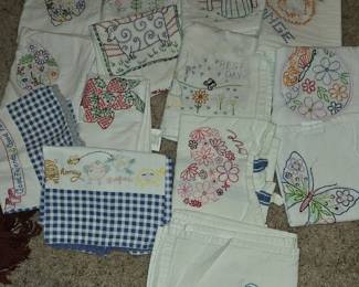 Embroidery Pillow Cases - Towels