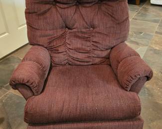 Maroon Swivel Chair