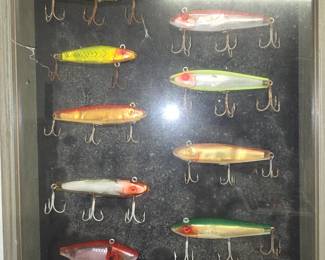 Vintage Lures in Frame