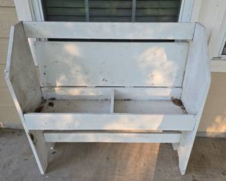 Primitive bench- Work Cabinet 