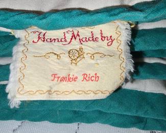 Quilt was Handmade by Frankie Rich