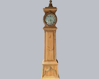 Provincial Empire Style Nineteenth Century Tall Case ClockPossibly Danish

