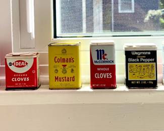 Vintage Spice Tins