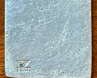 Swedish MCM Roland Landerholm Modernist Pewter Pendant