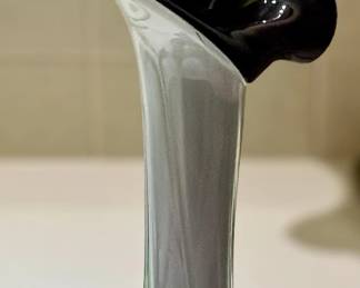 Jack-in-the-Pulpit Swung Stretched Glass Art Vase