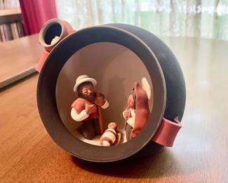 Terracotta Peruvian Nativity Scene