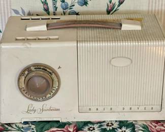 Vintage Lady Sunbeam Hair and Nail Dryer