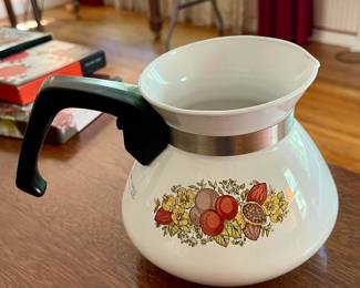 Vintage Corning Ware Coffee Pot - Spice Pattern