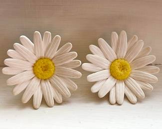 Sarah Coventry Daisy Earrings - 1950s