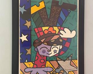 Romero Britto "Upside Down Too"