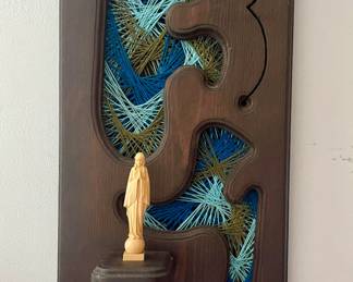 String & Wood Wall Art