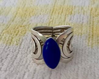 Lapis & Silver Ring