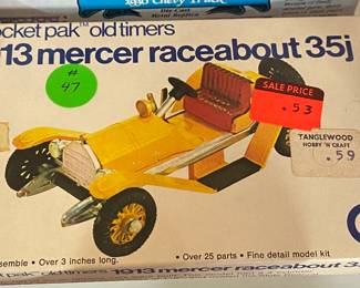 Small Mercer Raceabout Model Kit