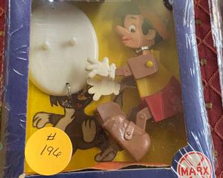 Marx Walt Disney Pinocchio Snap-Eeze Toy in Box
