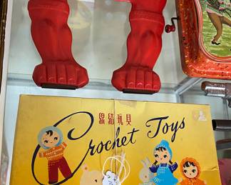 Crochet Toys and Vintage Monster Magnet