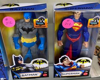 Batman and Superman Action Figures